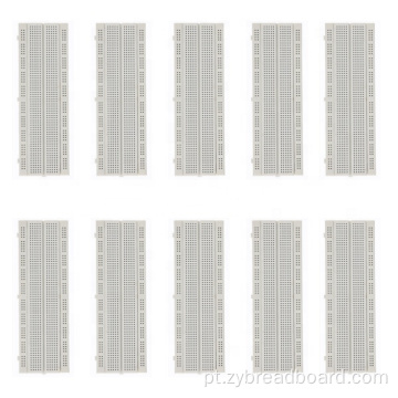 MB-102 Breadboard linhas azuis vermelhas protoboard